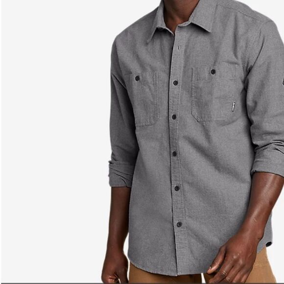 Eddie Bauer Expedition Flannel Button Down Shirt - Picture 1 of 12